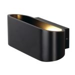 SLV Ossa Aluminium Schwarz | Geeignet für 1x R7s