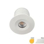 EcoDim Einbau Spot Mini Weiß 2.5W 155lm 30D - 827 Extra Warmweiß | 35mm - Ausschnitt 28mm - IP67 - Dimmbar