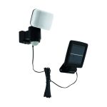 Eglo Wandleuchte Casabas Solar Schwarz 5W 470lm - 865 Tageslichtweiß | IP44