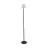 Eglo Stehlampe Montapalma-L Solar Stahl Schwarz 2W 190lm - 830 Warmweiß | IP54 - Dimmbar - USB-C