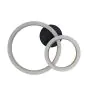Eglo Deckenleuchte Calliera Stahl Schwarz Gold 12W 1500lm - 840 Kaltweiß | IP20 - Dimmbar 
