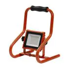 Ledvance LED-Scheinwerfer Baustrahler Dunkel Grau 10W 800lm 110D - 840 Kaltweiß | IP44 - Wiederaufladbar - Symmetrisch