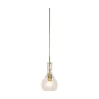 It's about RoMi Pendelleuchte Brussels Glas Gold | Geeignet für 1x E14 